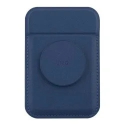 Uniq Flixa Magnetic Card Holder And Pop-Out Grip-Stand - Navy Blue